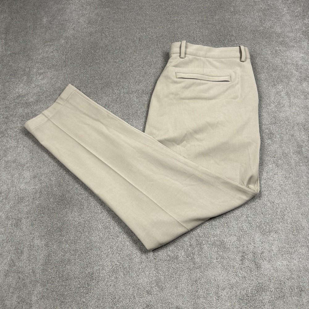 Quince Ultra Stretch 24/7 Smart Chino Pants Mens 36x30 (Tag 35x30) Beige Preppy